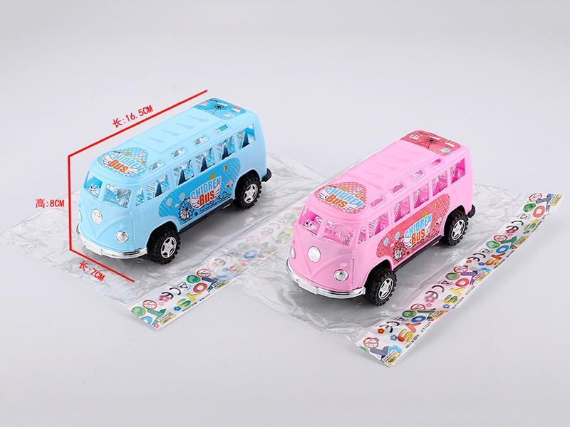 Solid Color Friction Bus