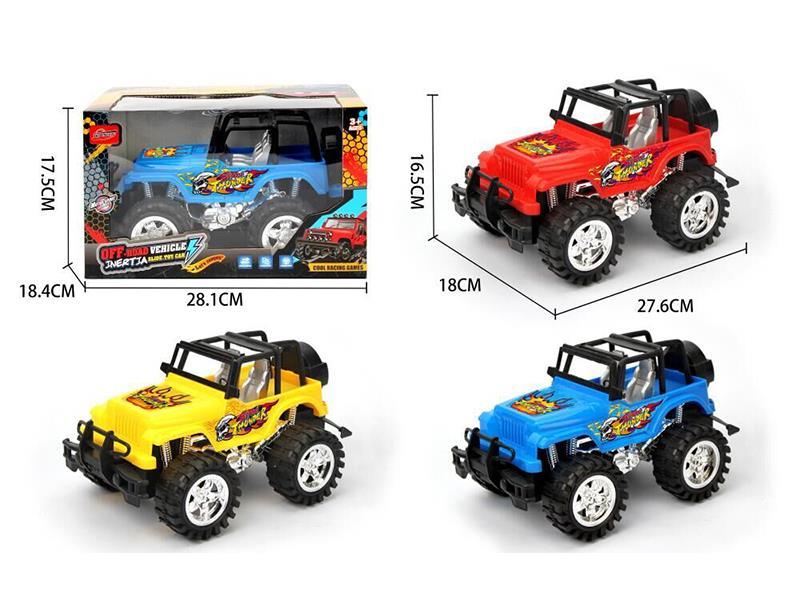 Friction Jeep Car