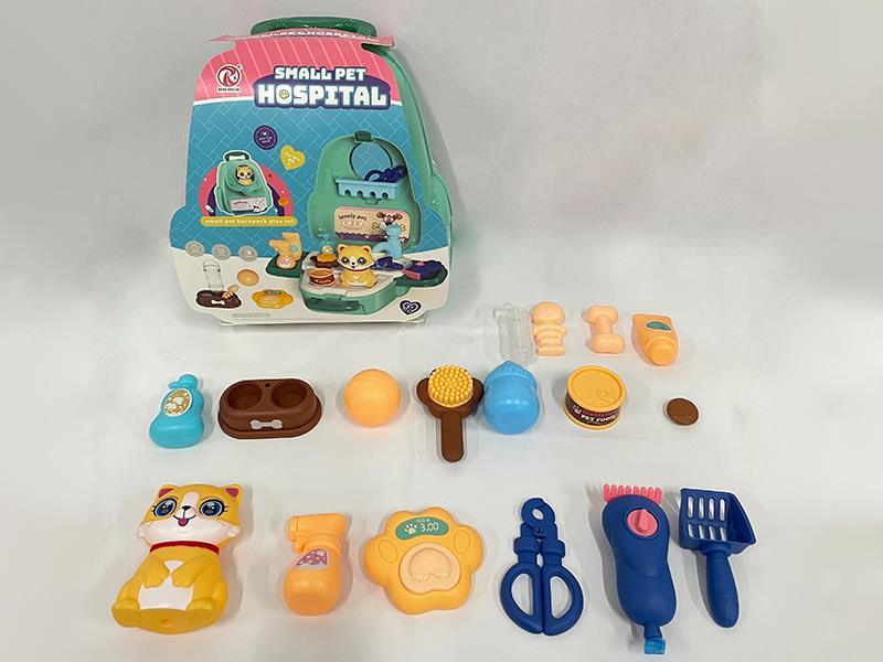 Space Backpack Pet Care Set 18PCS