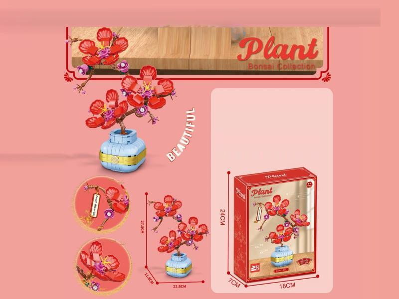 Building Blocks: 337 Pieces Of Peach Blossoms