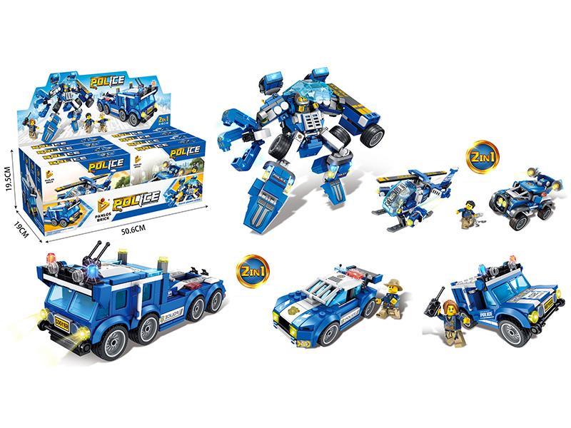 4-In-2 Police Series Building Blocks