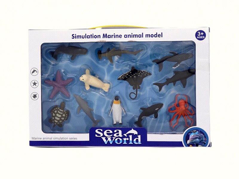 Solid Sea Animals Set