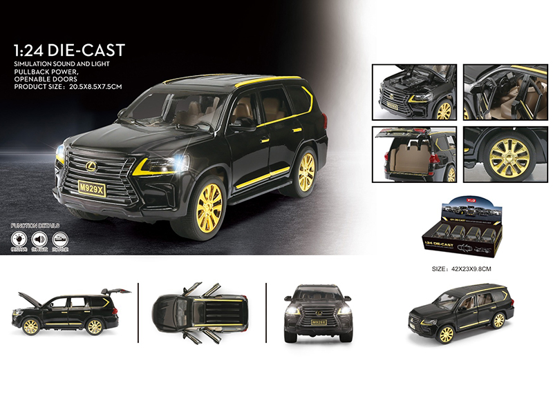 1:24 LX570 Lexus Alloy Car Model