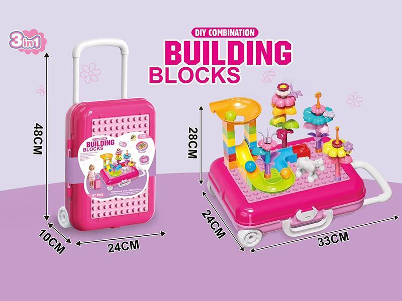 DIY Slide Garden Building Blocks