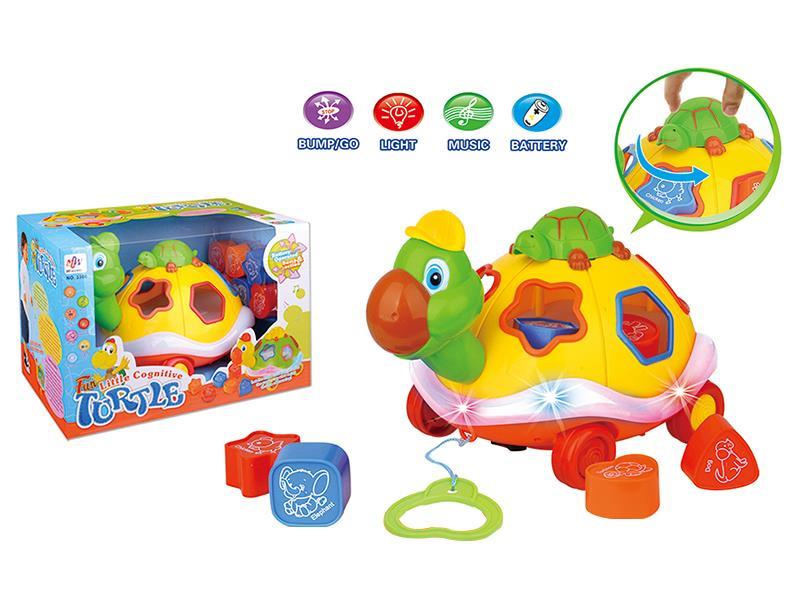 B/O Go And Bump Fun Cognition Little Turtle With Light ,Music