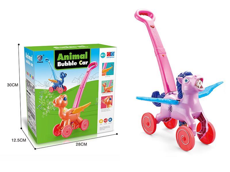 Cartoon Horse Bubble Cart