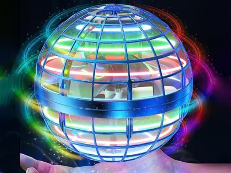 2025 Flying Orb Ball Toy,Cosmic Globe Boomerang Hover Ball Galactic Fidget Spinner, Hand Drone Orbit, Cool Toys Gift for 6 7 8 9 10+ Year Old Boys Girls Teens Outdoor Toys(Blue)