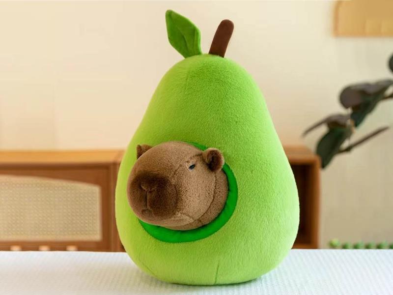 45cm Plush Avocado Capybara