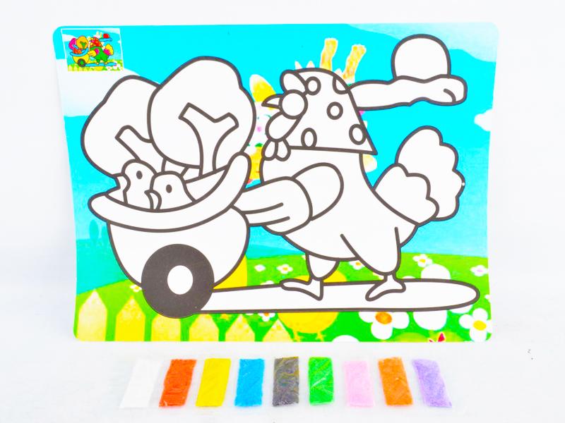 Children Sand Painting