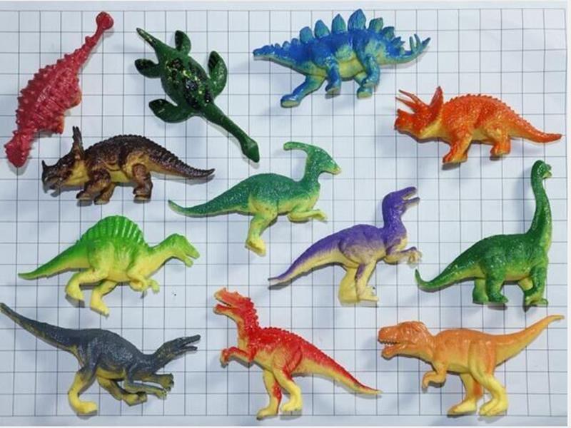 12) Spray-Painted Dinosaur