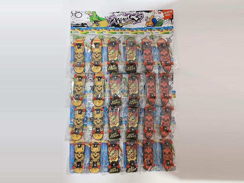 24PCS Skull Finger Skateboard