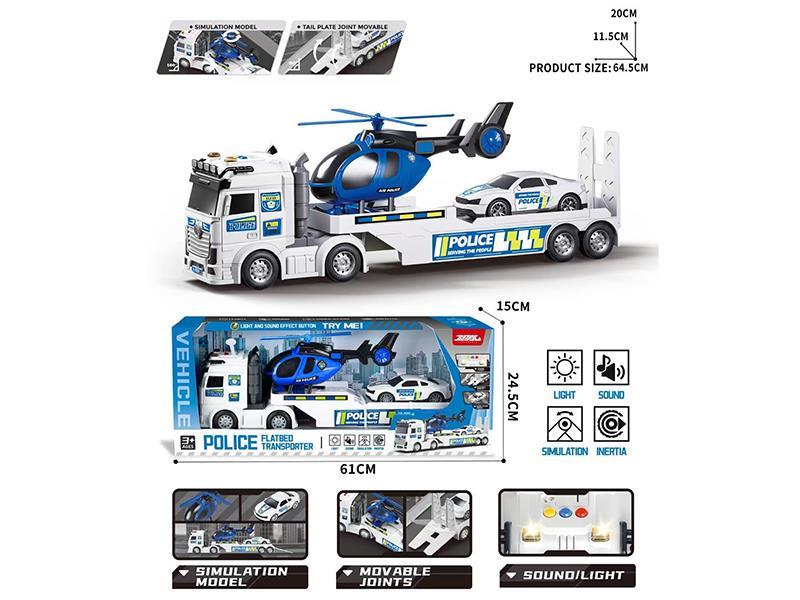 Friction Police Platform Trailer