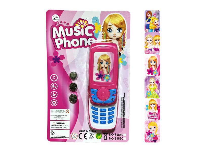 Little Girl Slide Music Phone