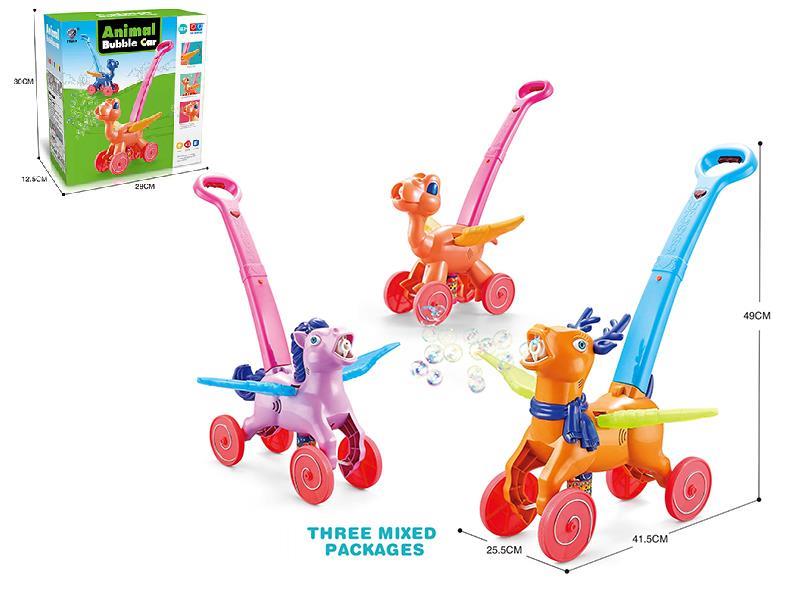 Electric Dinosaur/Horse/Deer Bubble Cart