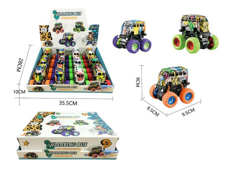 Friction Graffiti Stunt Climbing Bus - 12