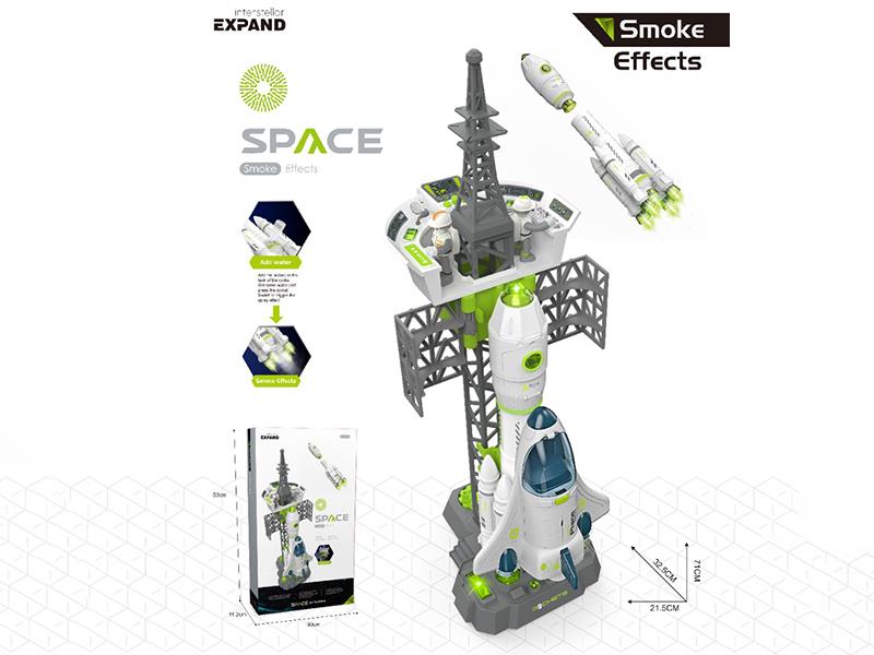 Launch Pad + Space Shuttle