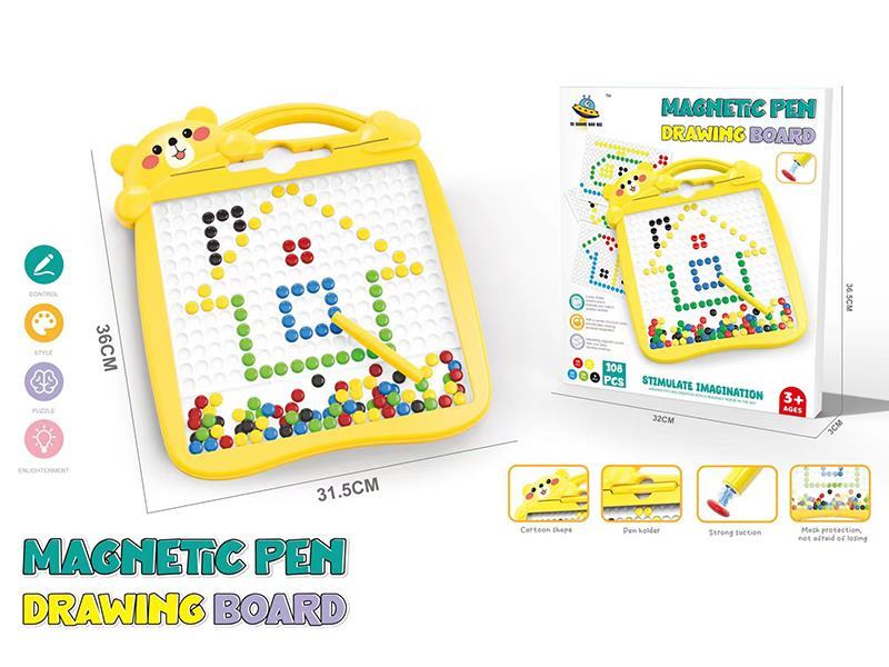 Magnetic Pen Drawing Board 108pcs