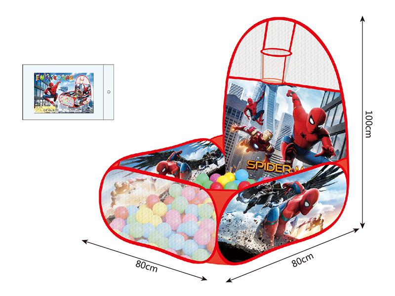 Ocean Ball Pool With Basketball Hoop(Spider-Man)