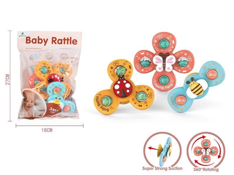 Sucker Rotating Baby Rattle