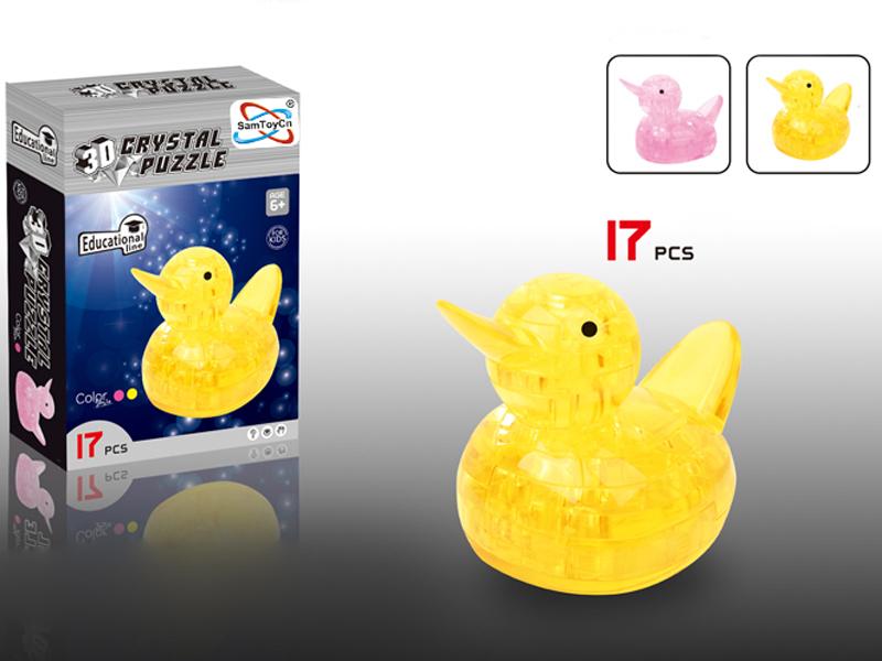 Giant Rubber Duck 3D  From The Crystal Building Block