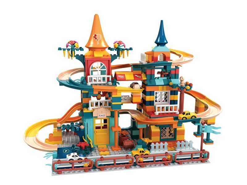 512 Small Particle Castle Track Building Blocks
