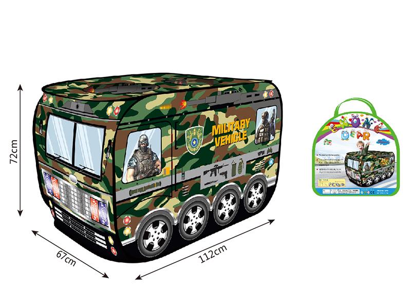 Military Vehicle Shape Children Play Tent