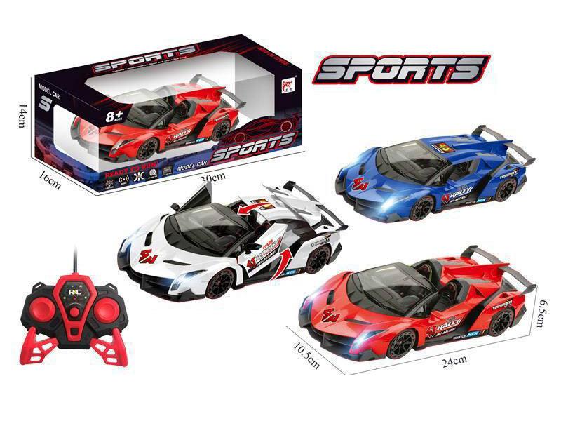 27Mhz 5-Channel Remote Control One Key Door Opening Simulation Racing Car(Not Including Batteries)