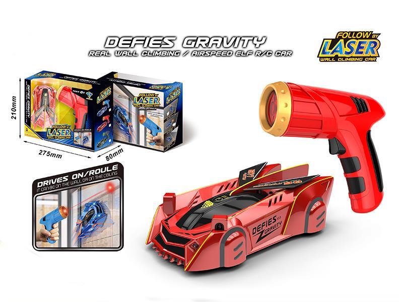IR  Llaser R/C Wall Climbing Car