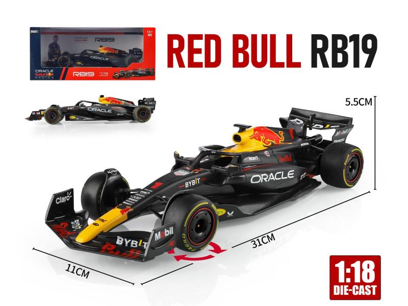 1:24 Official Authorized Alloy Car Model Of F1 Red Bull Formula Racing