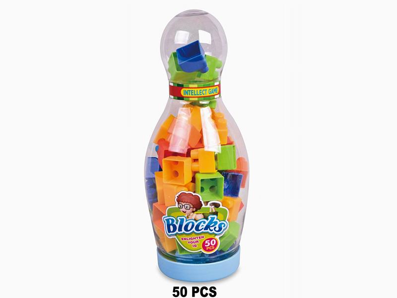 Bowling Can Packing Building Blocks 50pcs