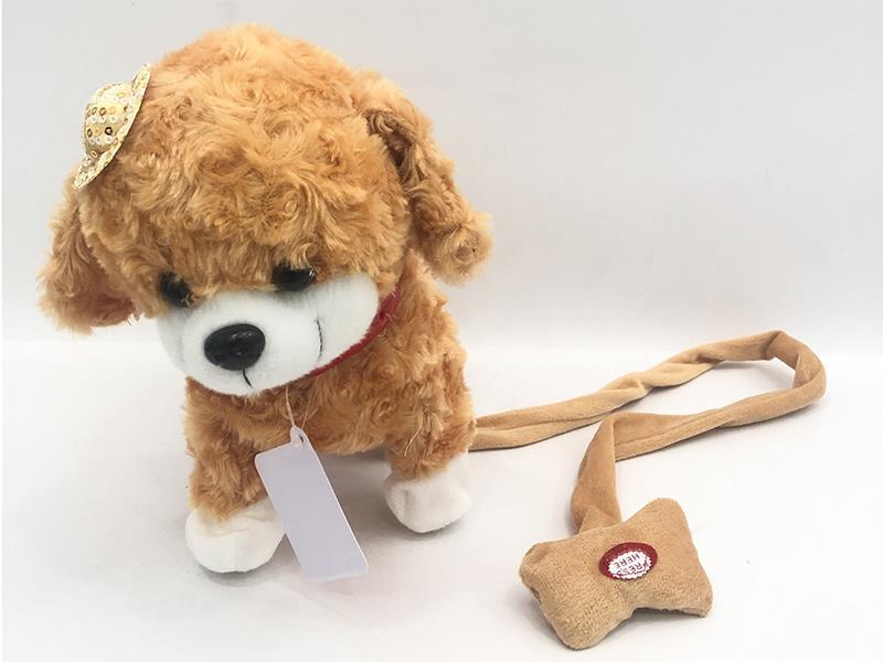Plush Dog With Rope