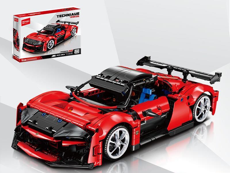 1:14 Famous Car Building Blocks 863PCS