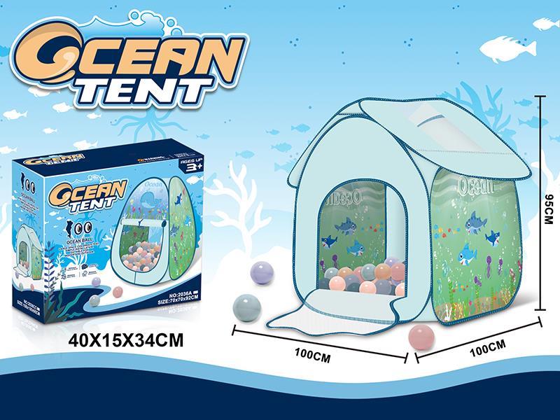Ocean Tent With 100pcs Ocean Balls
