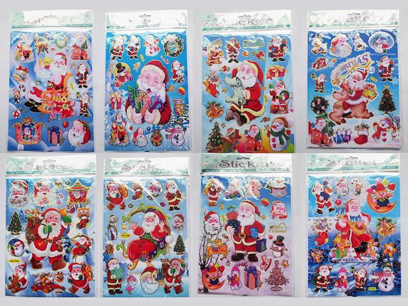 DIY Santa Claus Stickers
