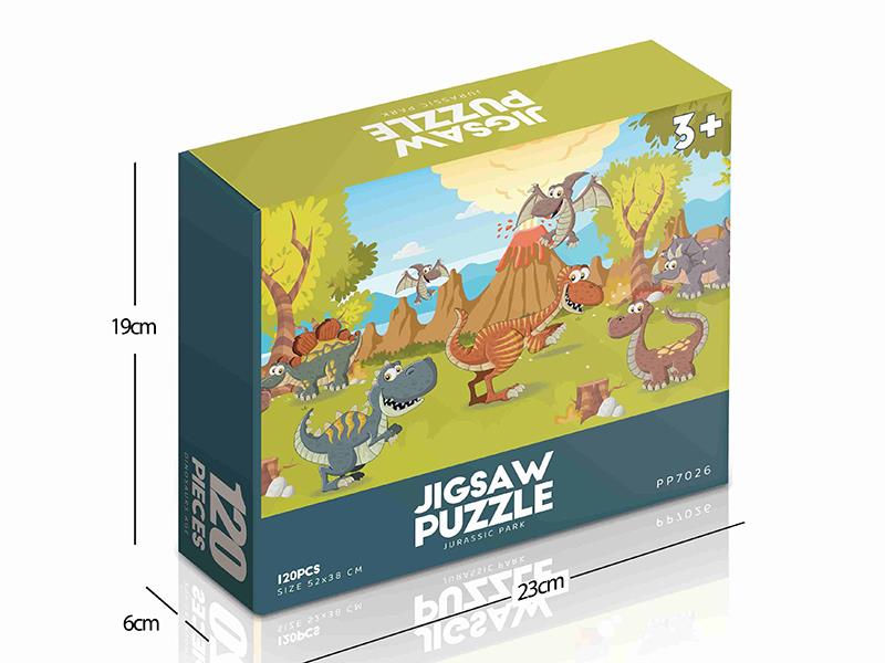 120pcs Jigsaw Puzzle - Jurassic Park
