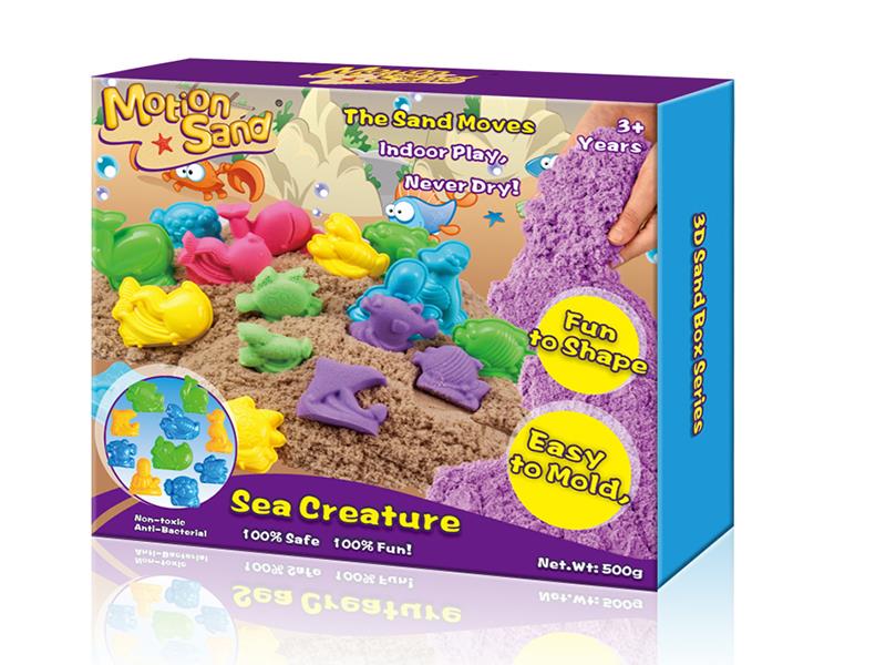 Space Sand Set(500g Sand, 10 Molds)
