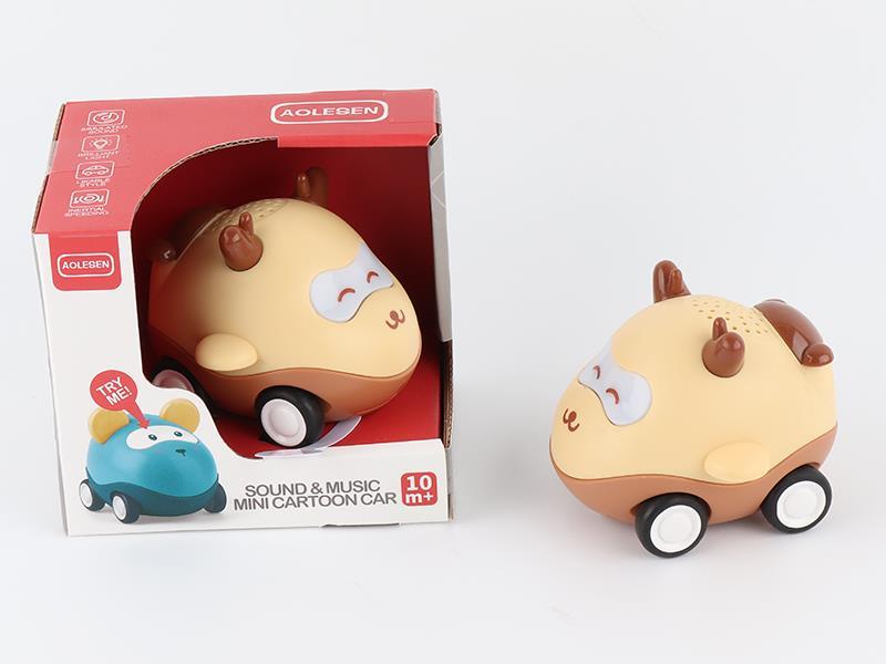 Cute Deer Cartoon Car