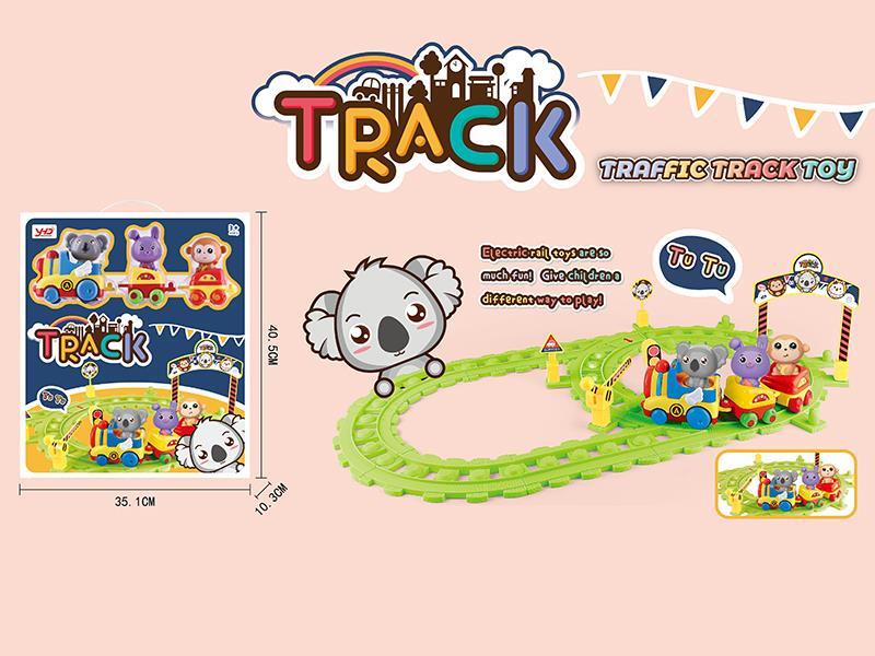 Koala Cartoon Rail Train