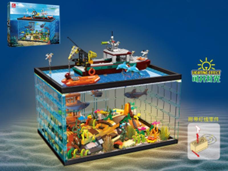 Underwater Exploration Building Blocks 1519pcs
