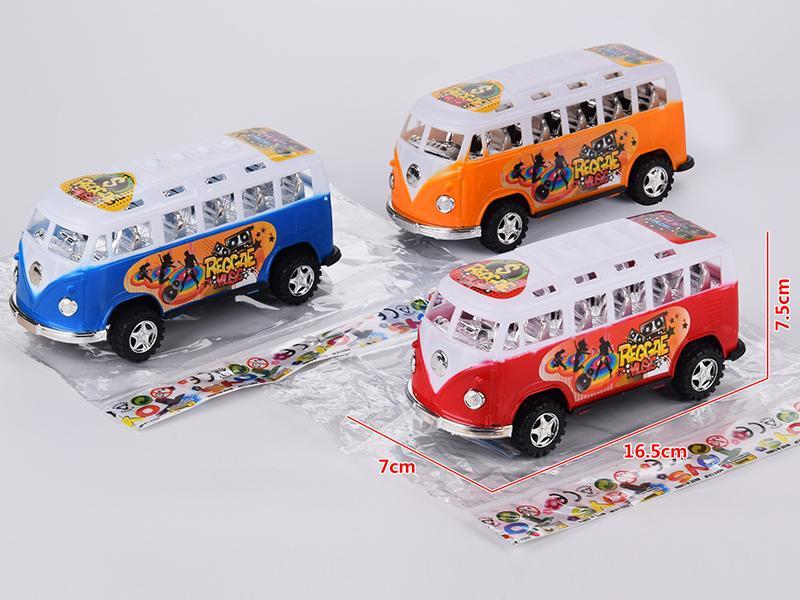 Spray-Painted Friction Bus