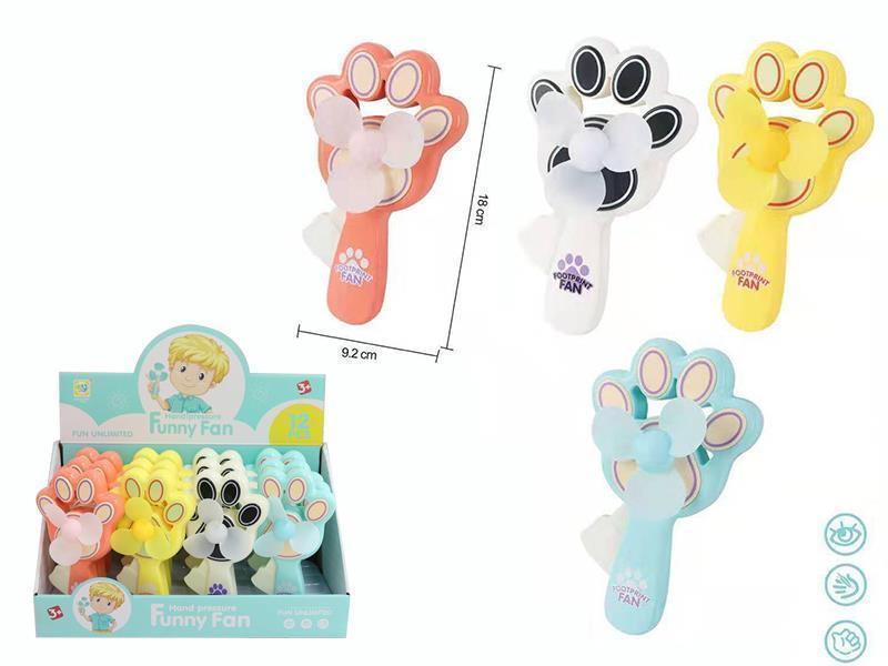 Hand Pressure Fan 12PCS