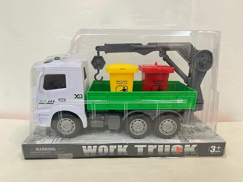 Friction Environmental Sanitation Garbage Bin Transport Vehicle