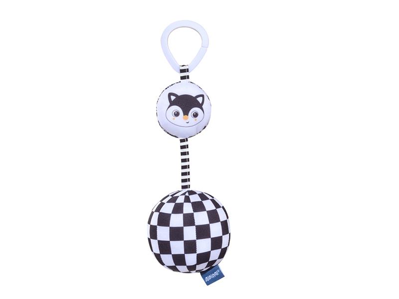 Black And White Baby Stroller Hanging Toy - Fox