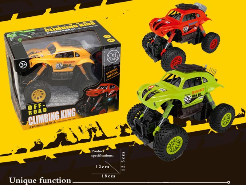 Sound And Light Inertial Beetle Climbing Vehicle