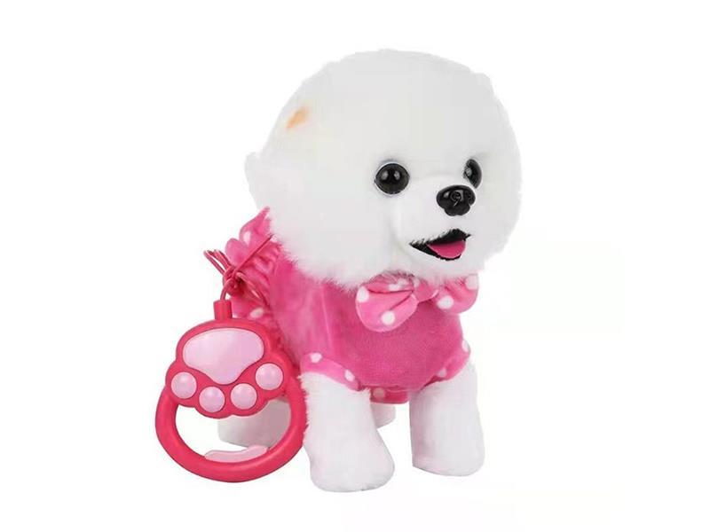 Battery-Powered Leash (Plug Wire) Red, Rich And Beautiful, Clapping Hands Can Be Called (No Music)