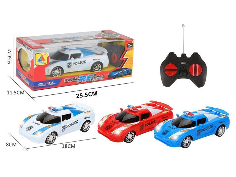 1:22 4CH R/C Police Car With Light