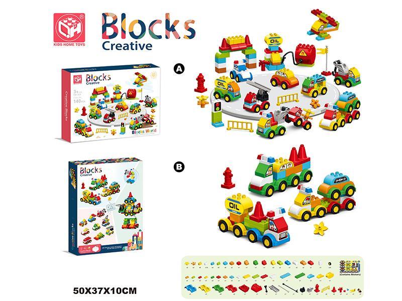 Building Blocks - Creative Cars 140pcs