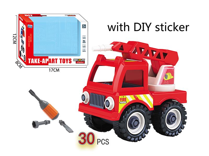 DIY Assembly Fire Engine Series
