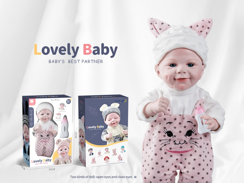 Bionic Newborn Doll - Nono'S Open-Eye And Closed-Eye Versions Are Mixed In Two Forms