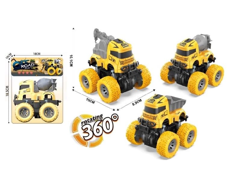 Double Friction/Four-Wheel Drive/Stunt Car